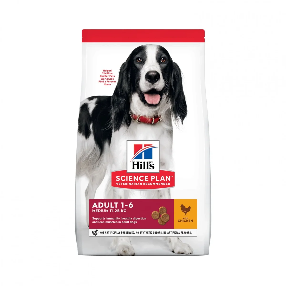 HILL'S Science Plan Medium Adulte au Poulet - Croquettes pour chien