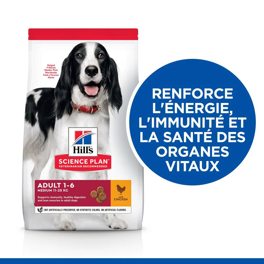 HILL'S Science Plan Medium Adulte au Poulet - Croquettes pour chien – Image 2